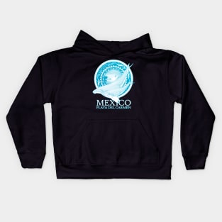 Humpback Whales Playa del Carmen Mexico Kids Hoodie